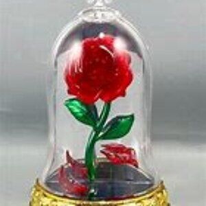 Beauty and the Beast Bath & Body Works Collab Enchanted Rose in Glass Dome